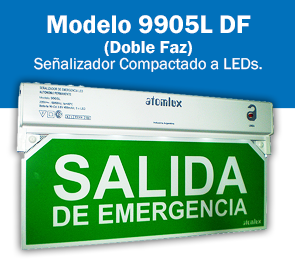Luz de emergencia modelo  9905L DF
